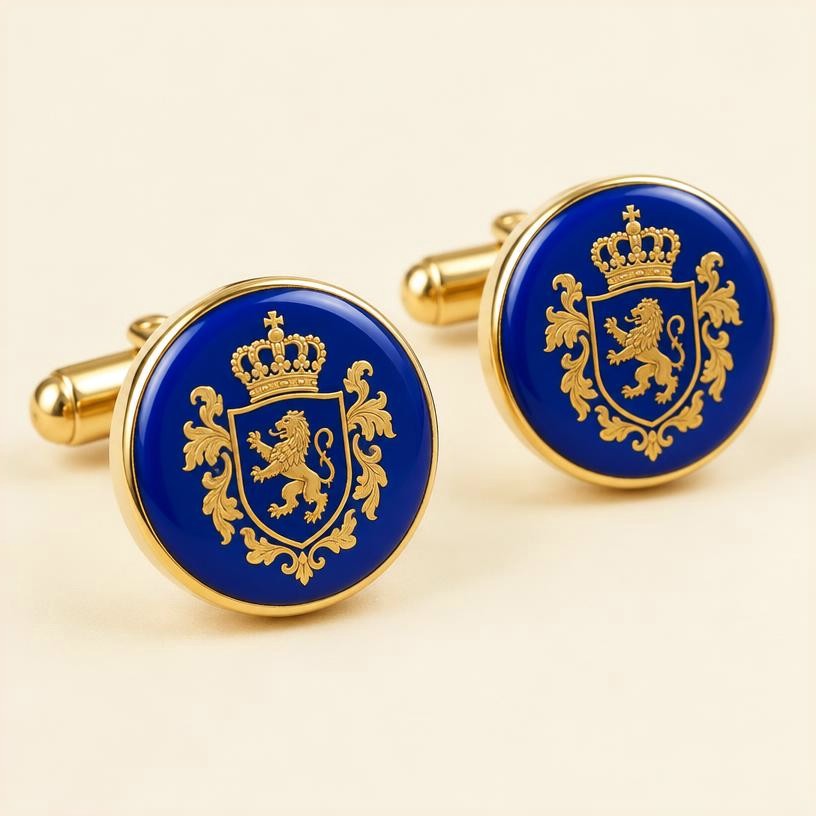 Enamel Royal Cufflinks
