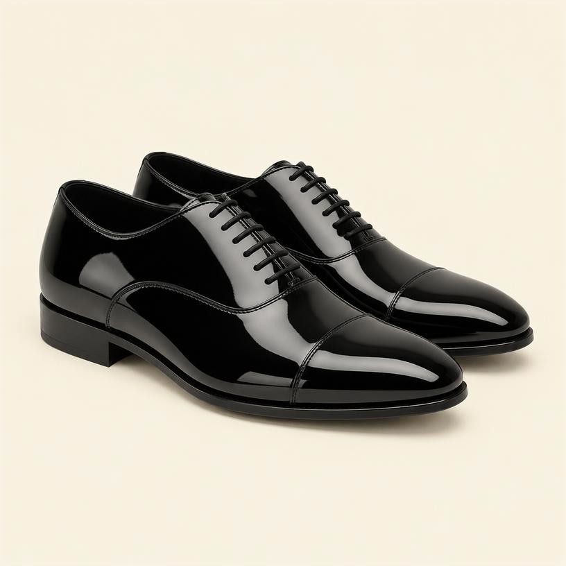 Black Patent Oxford