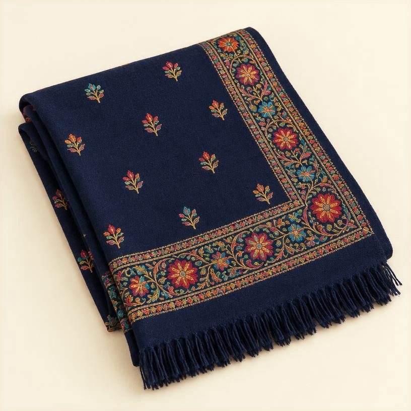 Embroidered Shawl Stole